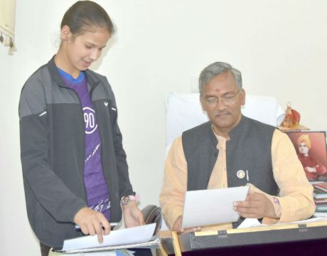 garima joshi with cm